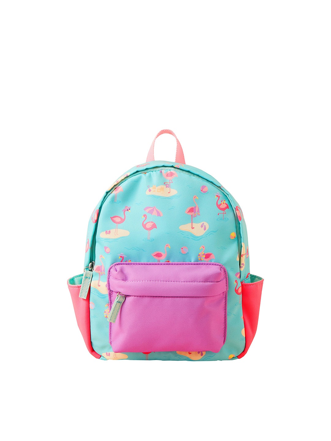 

Accessorize London Girls Flamingo Print Backpack, Green