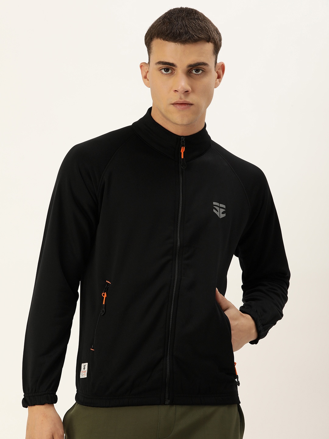 

Sports52 wear Solid Lightweight Training Dry Fit Sporty Jacket, Black