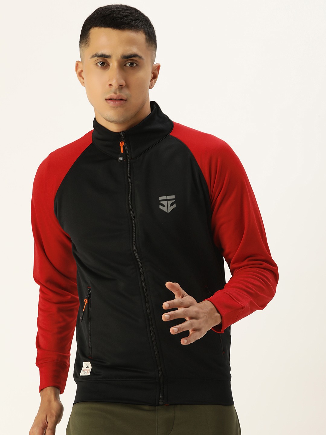 

Sports52 wear Solid Lightweight Training Dry Fit Sporty Jacket, Black