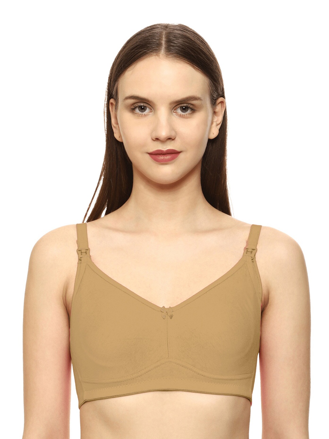 

Anoma All Day Comfort Non Padded Full Coverage Cotton Maternity Bra, Beige