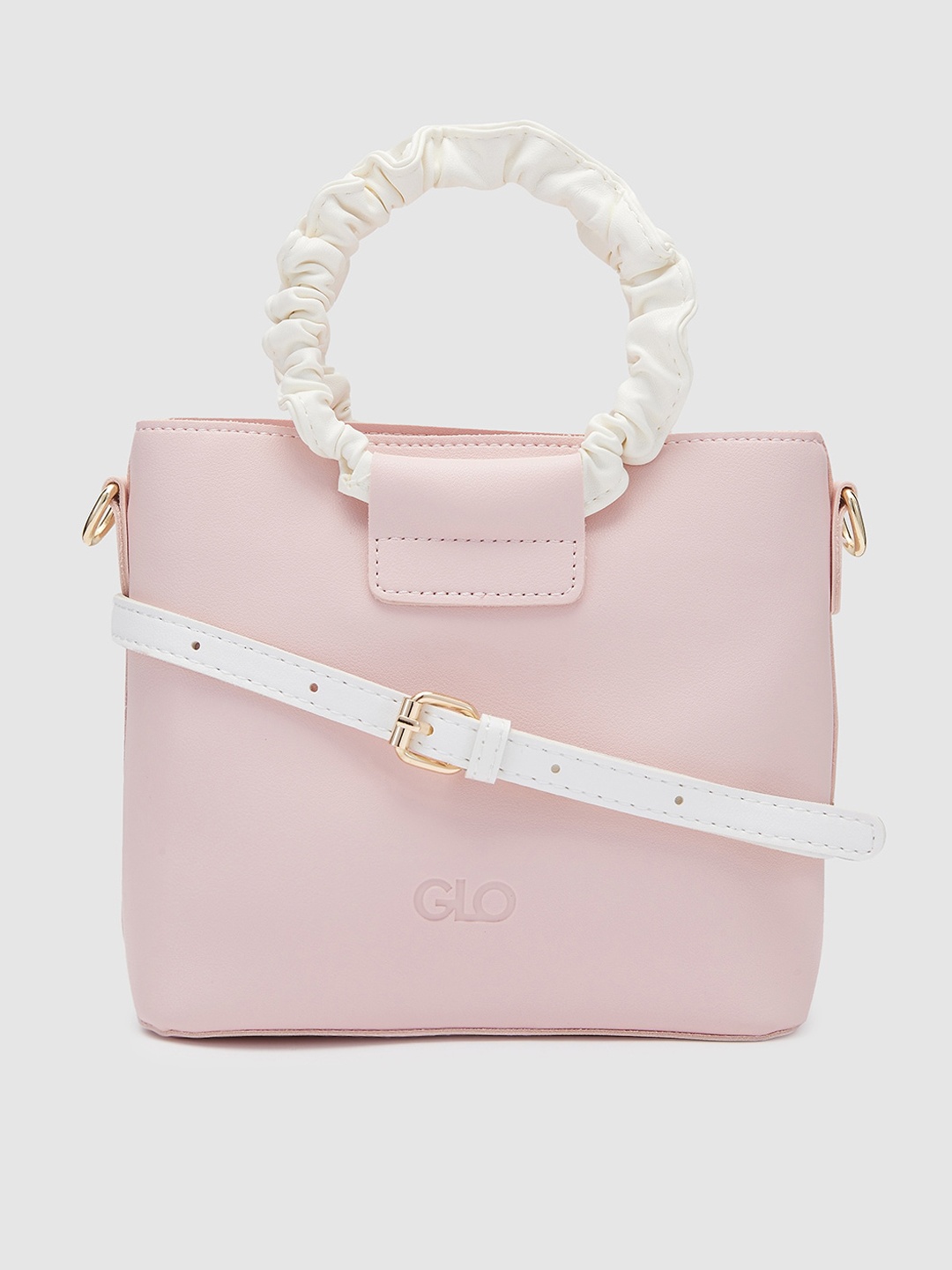 

Globus Pink Textured Bucket Handheld Bag