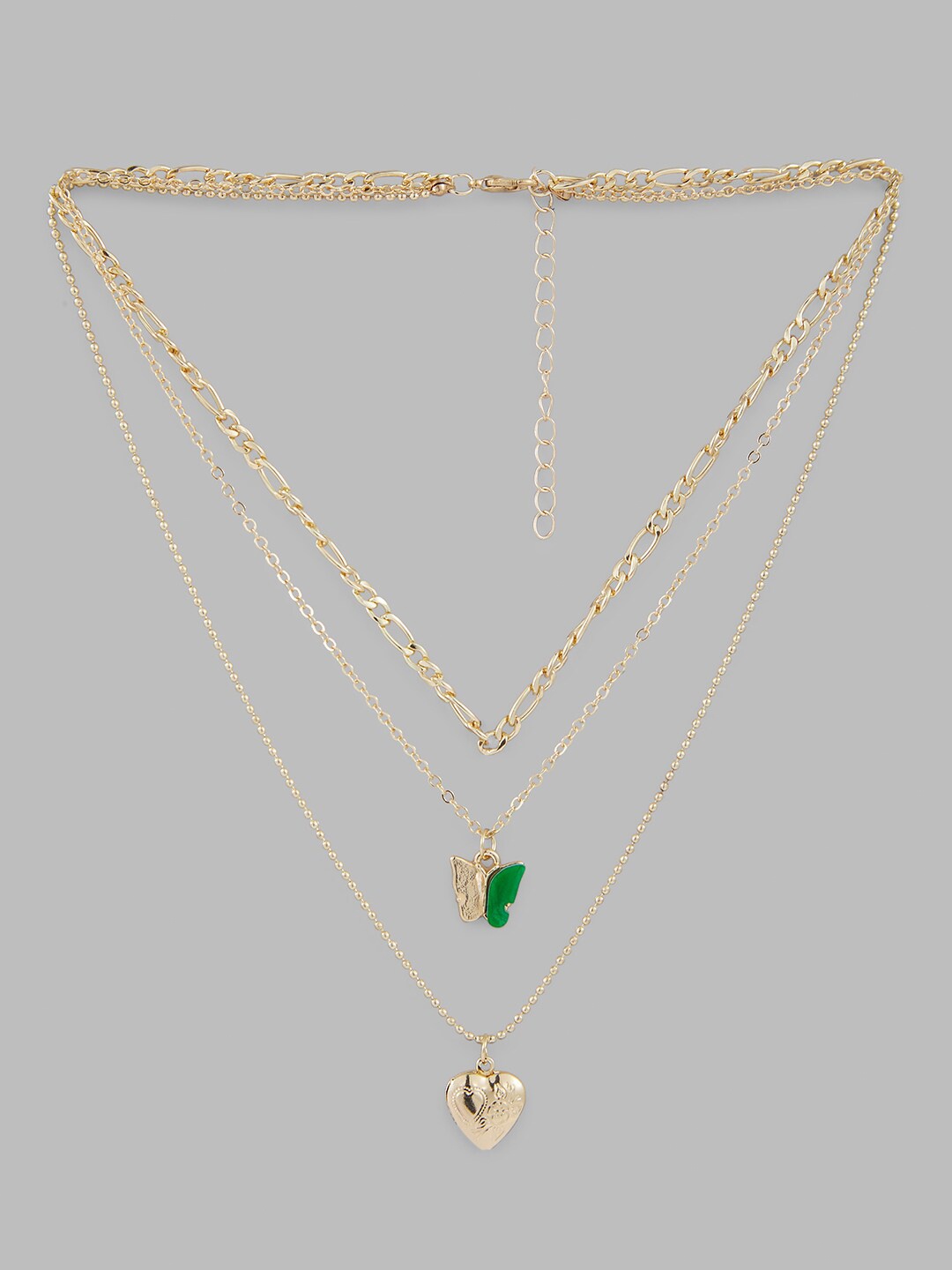 

Globus Green Gold-Plated Necklace