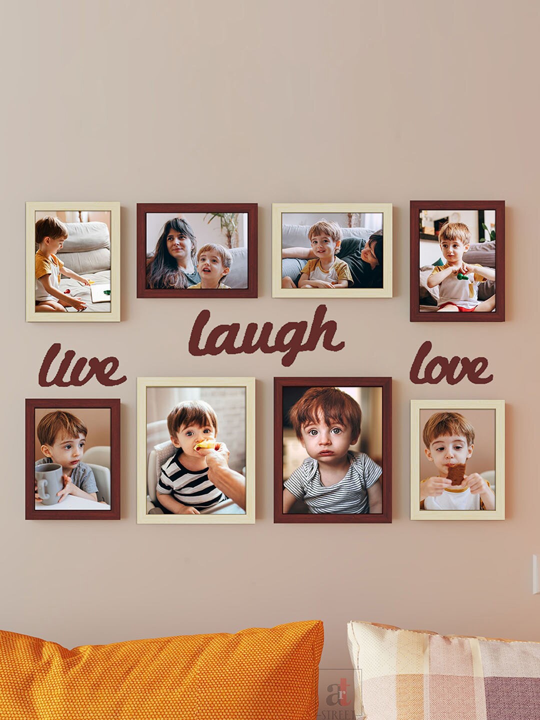 

Art Street Brown 8 Pieces Wooden Photo Frames