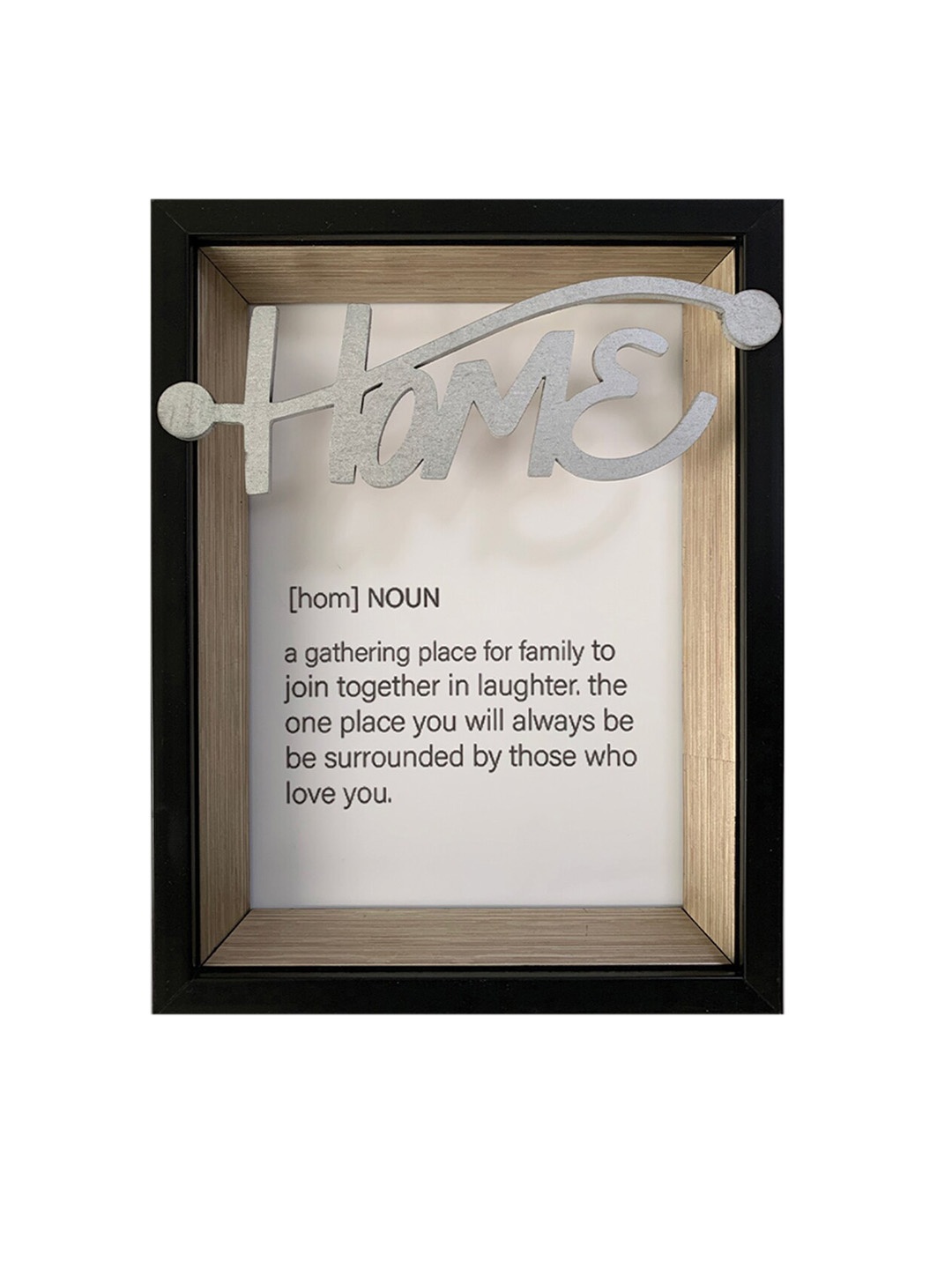 

Art Street Black Home Printed Photo Frame