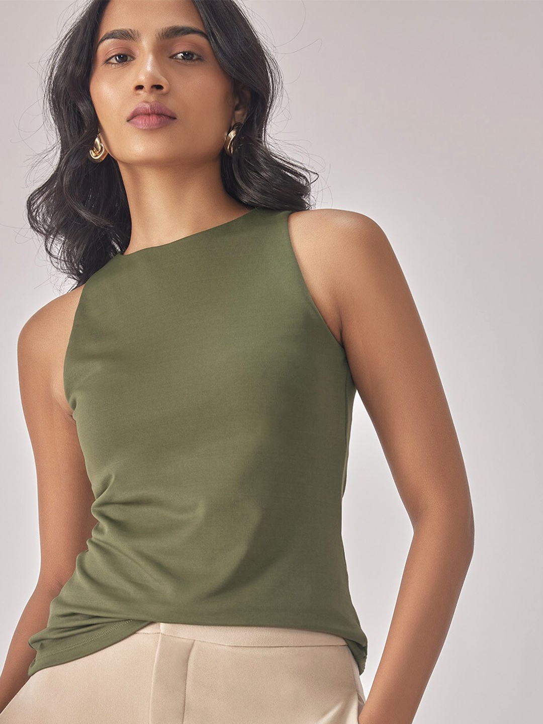 

The Label Life Sleeves Regular Top, Green