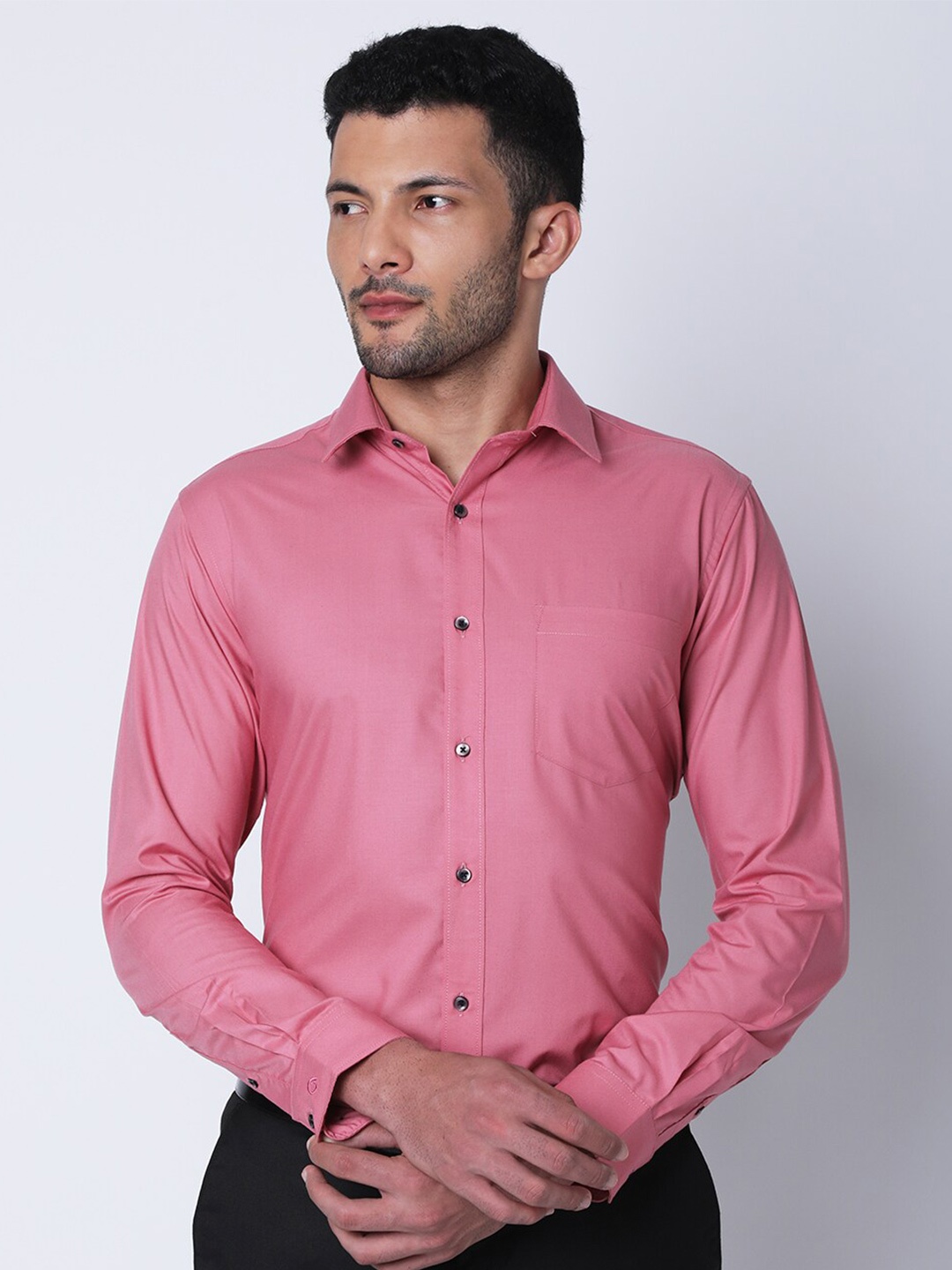 

Oxemberg Classic Slim Fit Cotton Formal Shirt, Magenta