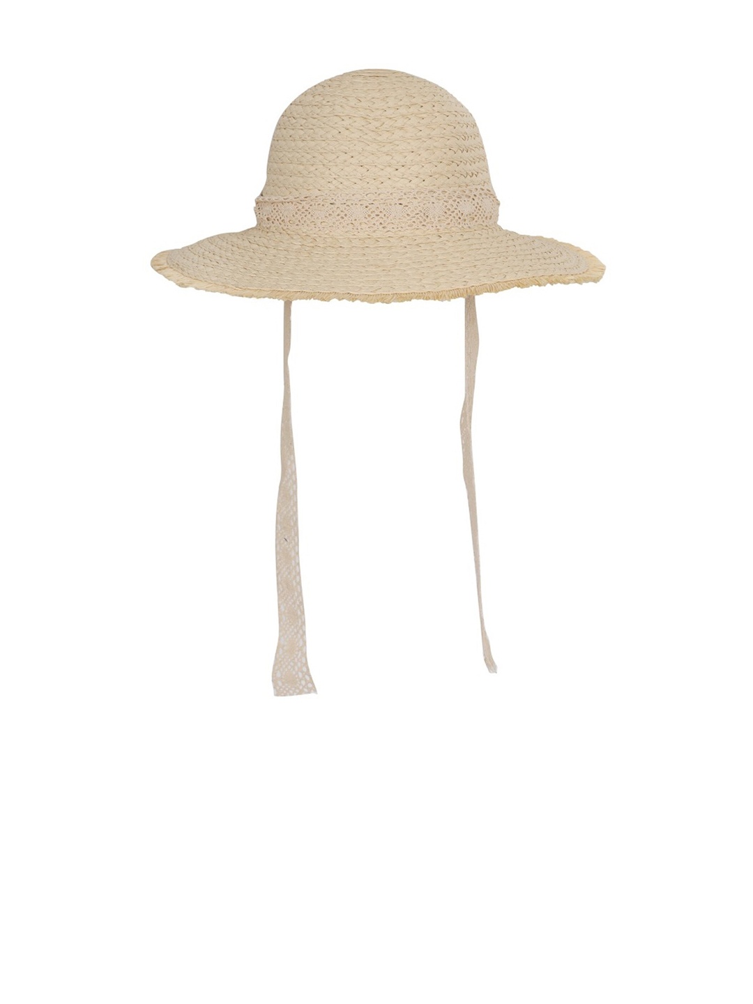 

FabSeasons Women Straw Sun Hat, Beige