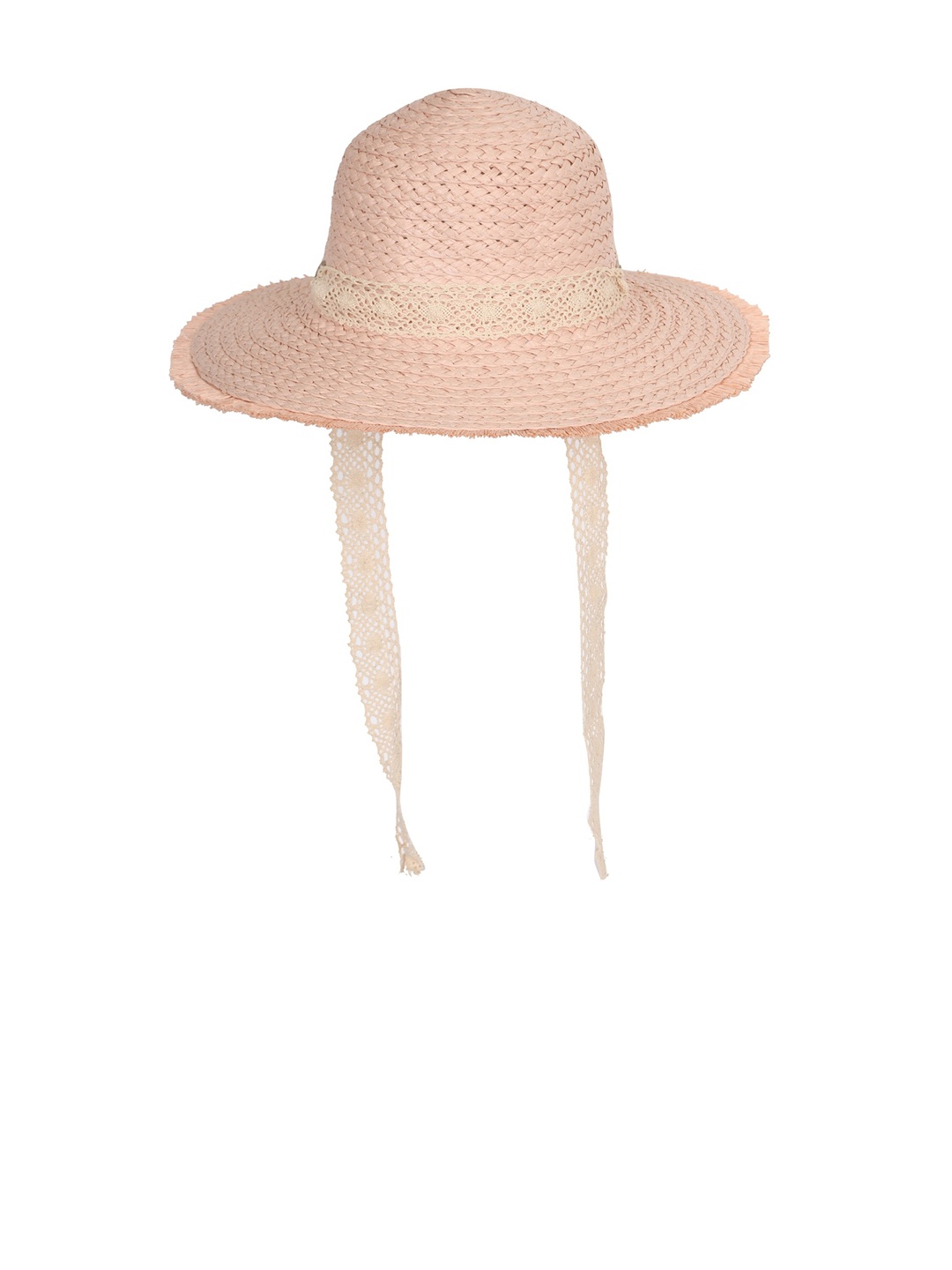 

FabSeasons Women Straw Sun Hat, Pink