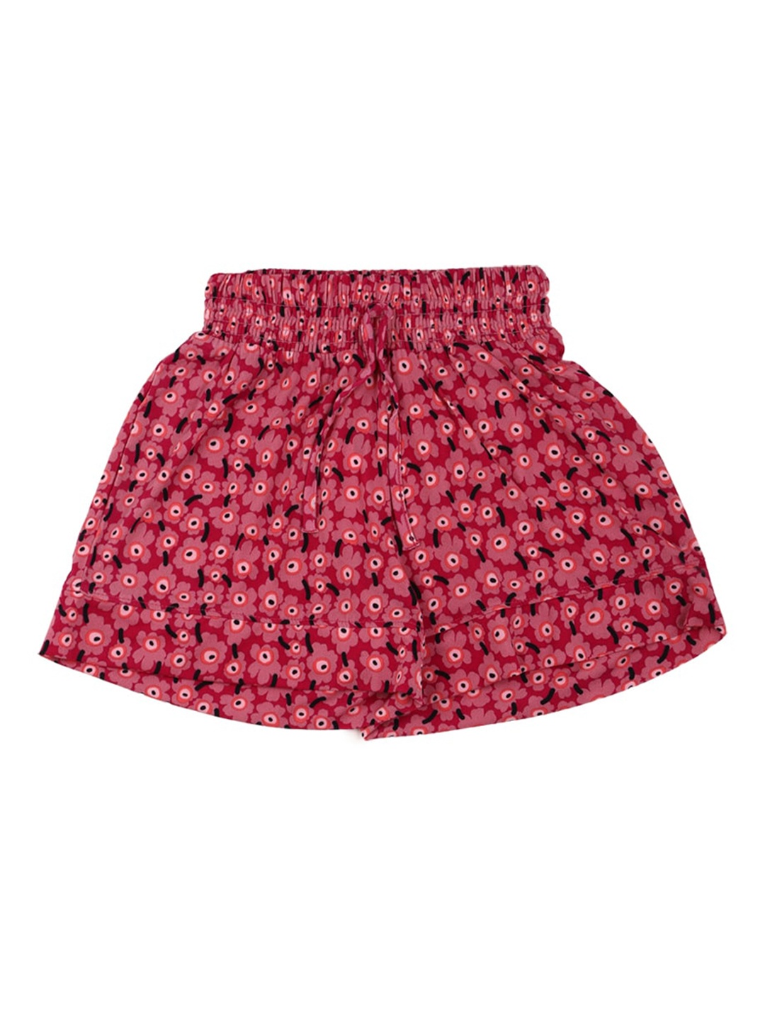 

Peter England Girls Floral Printed Shorts, Pink