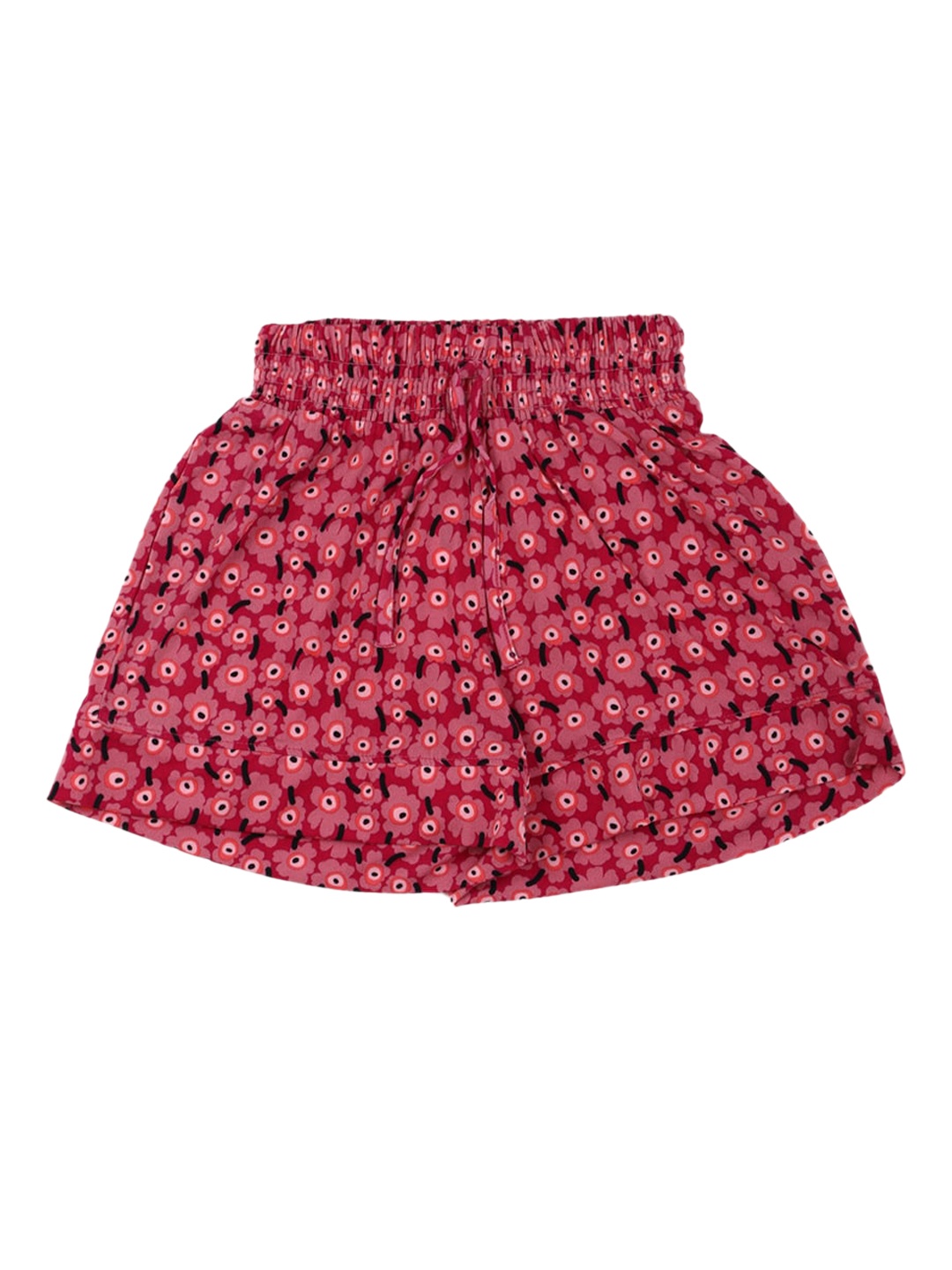

Peter England Girls Floral Printed Shorts, Pink