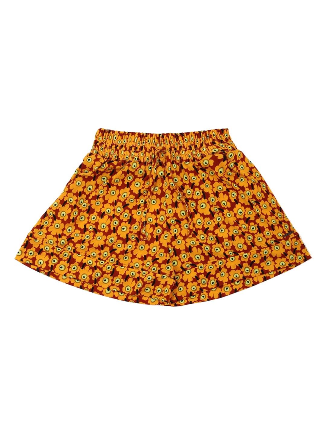 

Peter England Girls Floral Printed Shorts, Orange