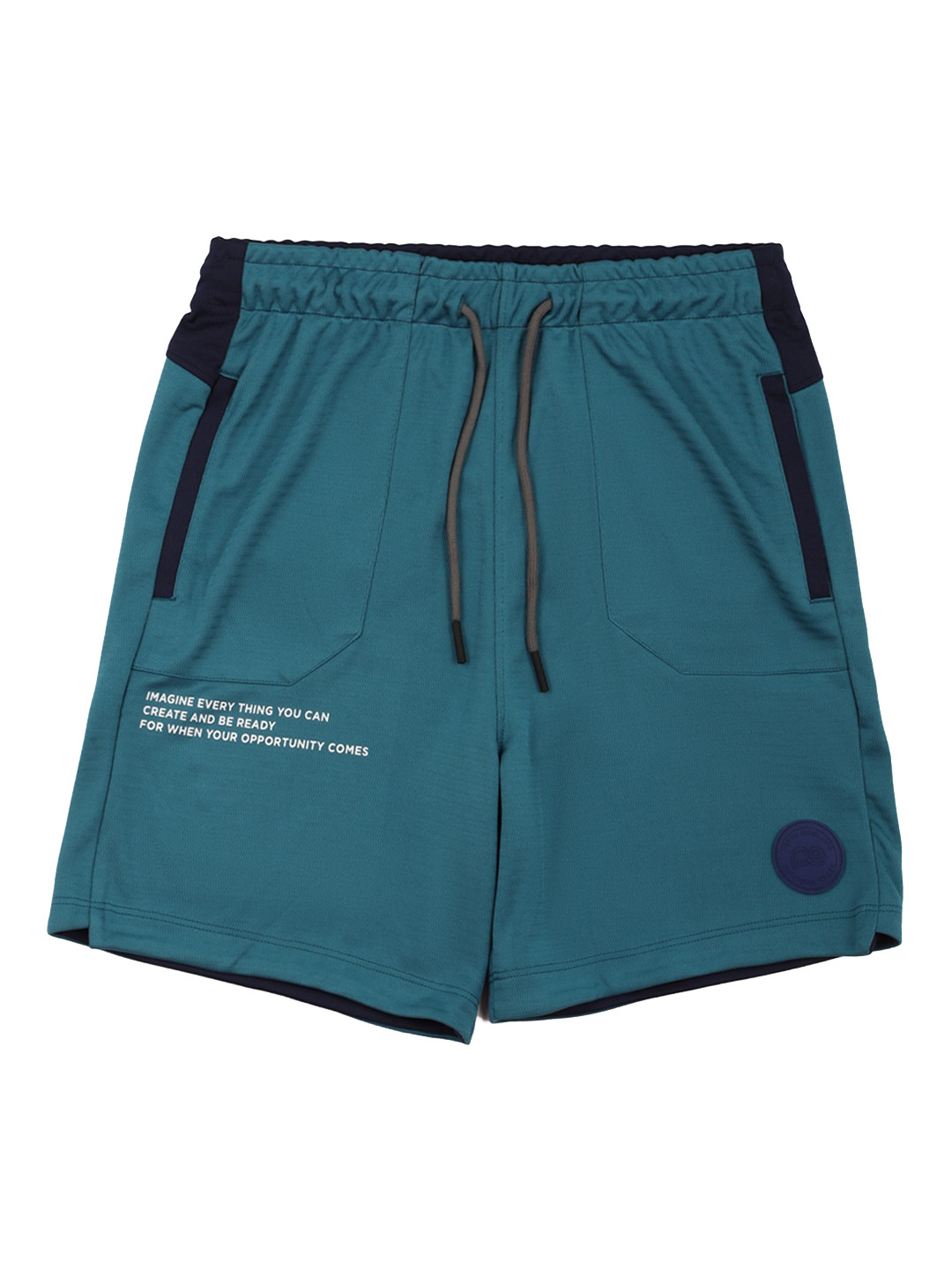 

Peter England Boys Mid Rise Shorts, Blue