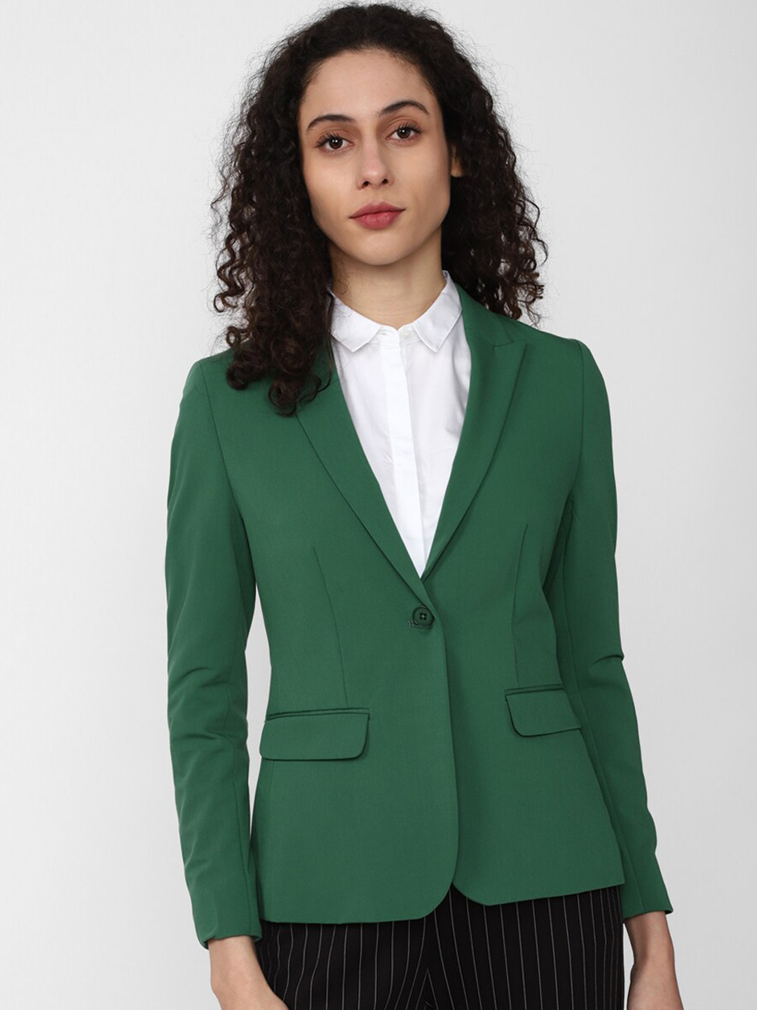 

Van Heusen Woman Single-Breasted Formal Blazer, Green
