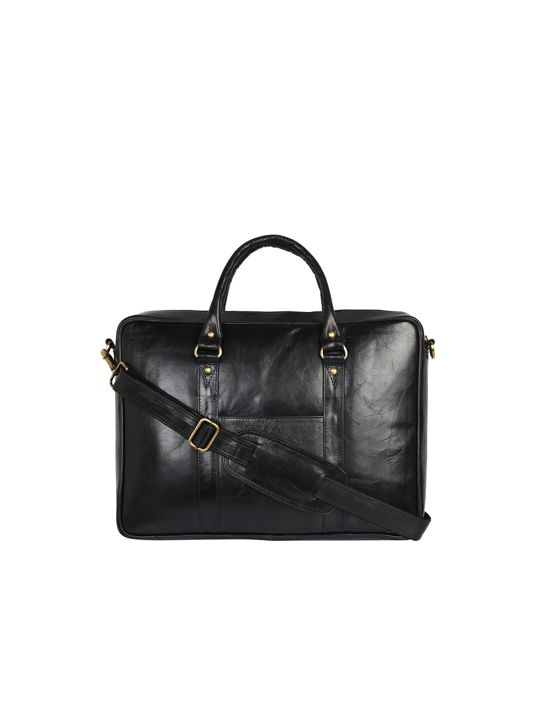 

ARDAN Water Resistant Leather Laptop Bag, Black