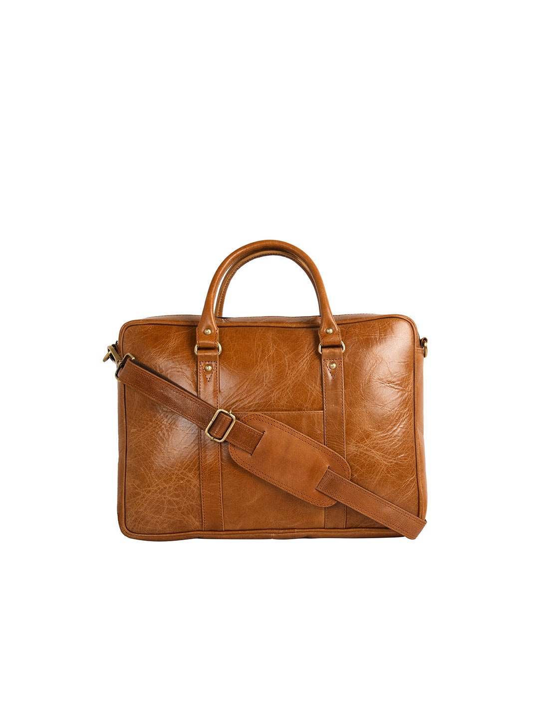 

ARDAN 16 Inch Leather Laptop Bag, Brown