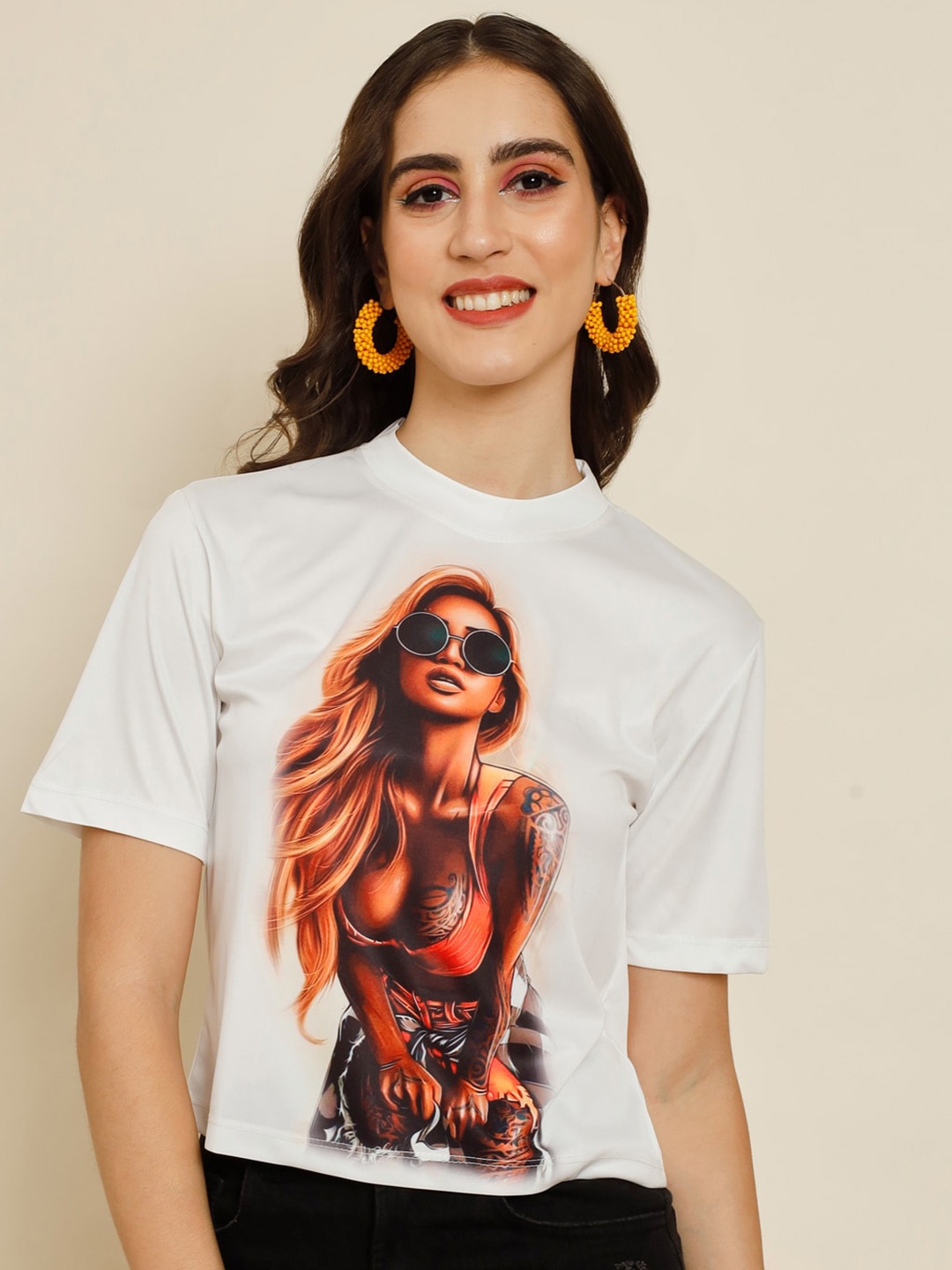 

BAESD Graphic Print Tshirt, White
