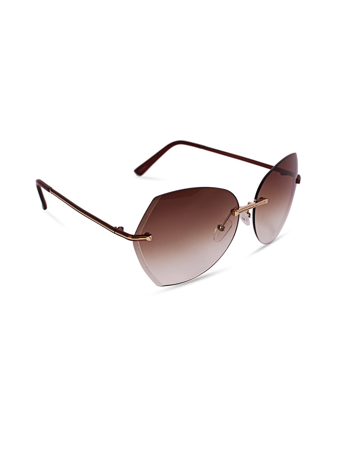 

QUIRKY Women Lens & Oversized Sunglasses With UV Protected Lens FZSG051C, Brown
