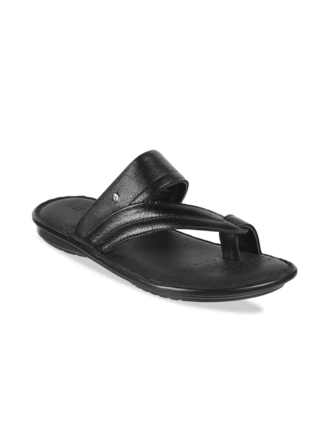 

Metro Men Textured Leather Comfort Sandals, Black