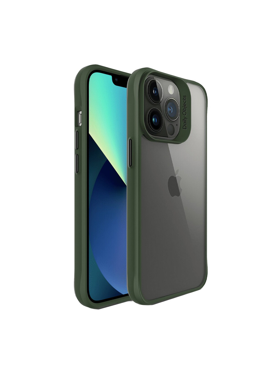 

DailyObjects Hybrid Clear iPhone 14 Pro Max Phone Back Case, Green