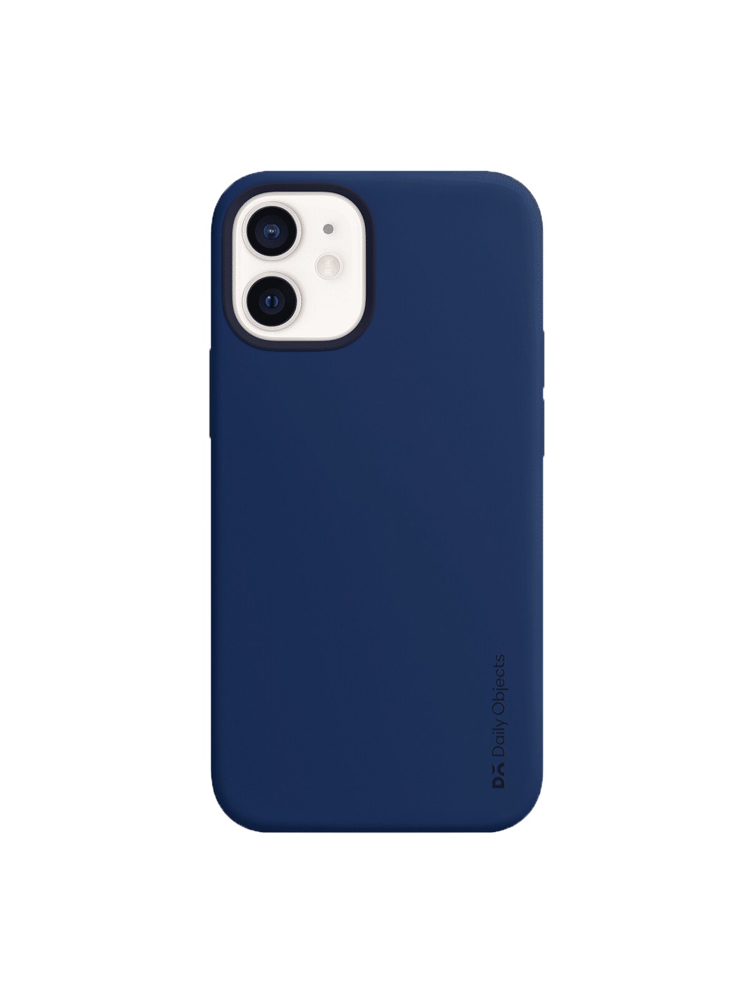 

DailyObjects Flekt Silicone iPhone 12 Phone Back Case, Navy blue