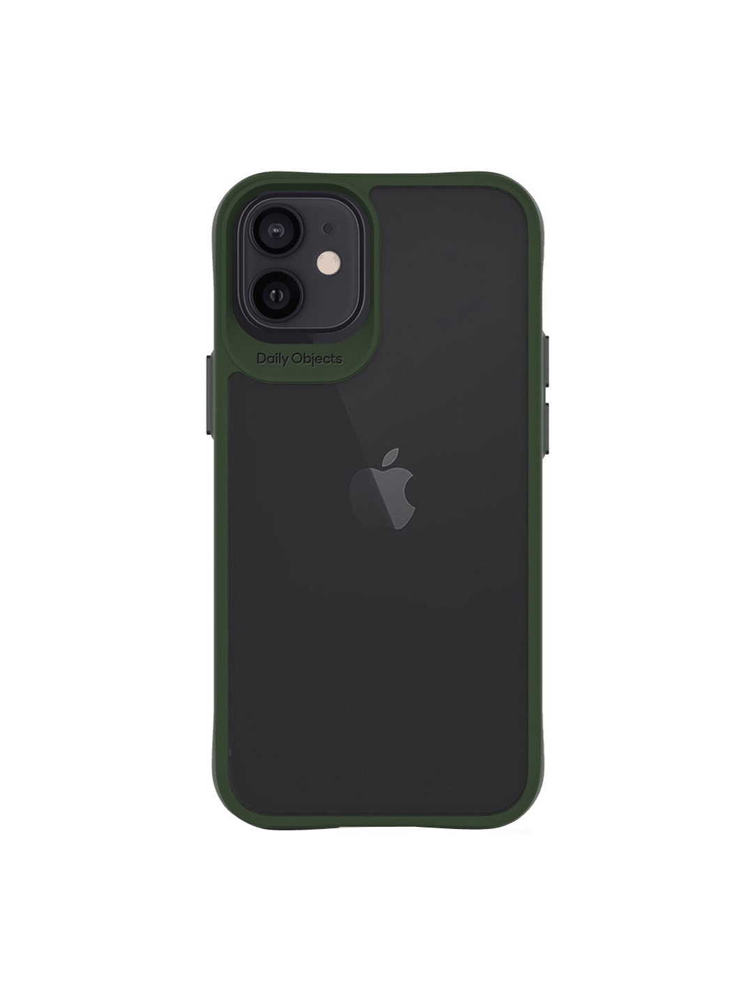 

DailyObjects Hybrid Clear iPhone 12 Mini Phone Back Case, Green
