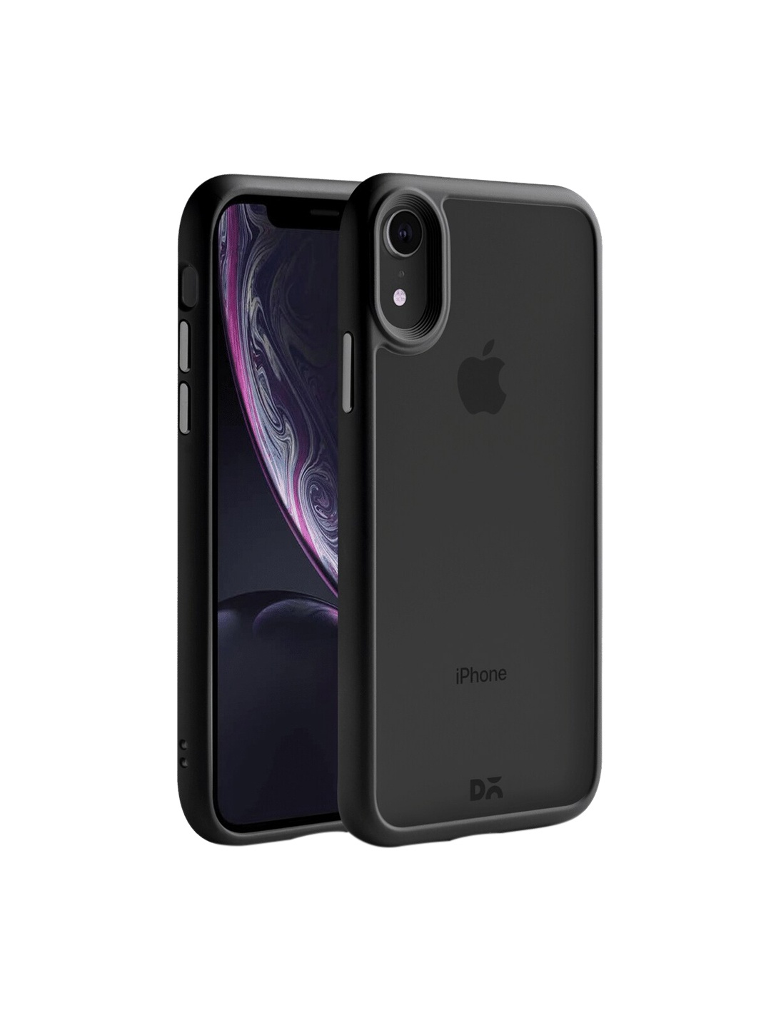 

DailyObjects Nimbus Shockproof iPhone XR Back Case, Black