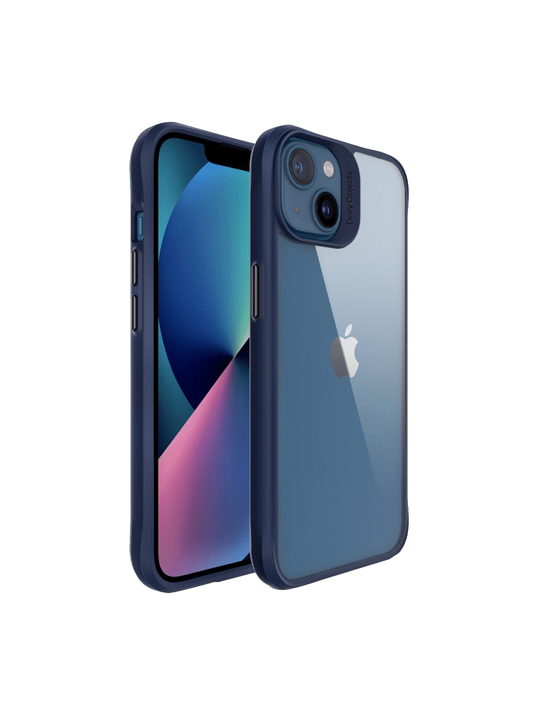

DailyObjects Hybrid Clear iPhone 14 Phone Back Case, Blue