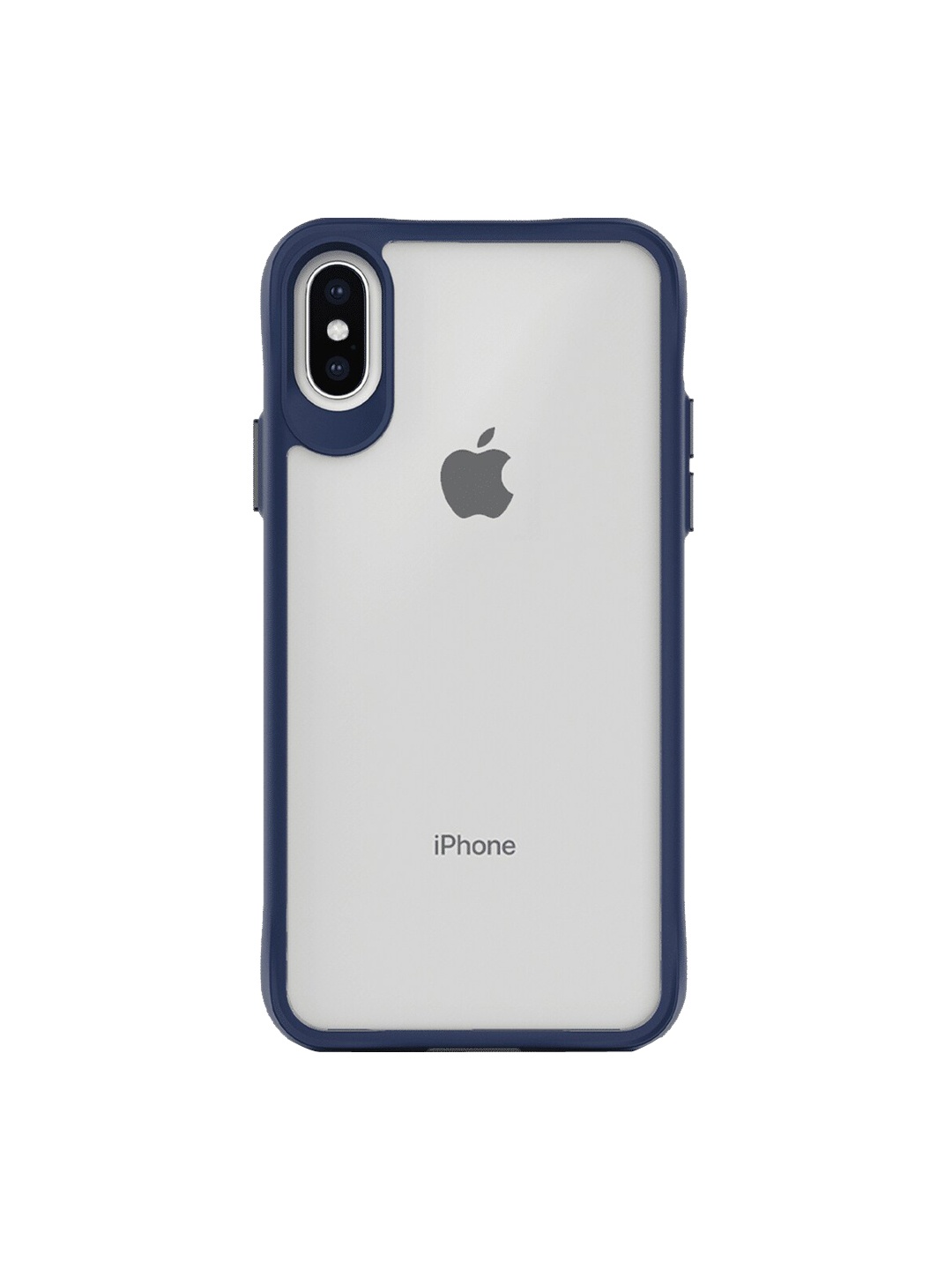 

DailyObjects Hybrid Clear iPhone XS Max Phone Back Case, Blue