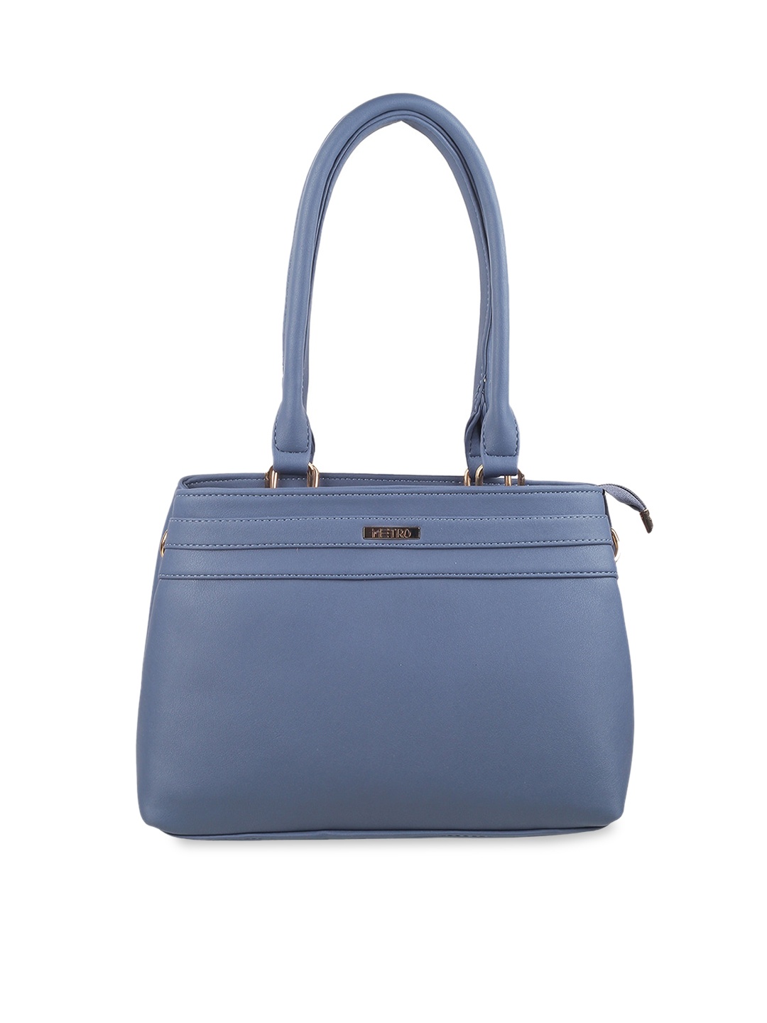 

Metro Structured Shoulder Bag, Blue