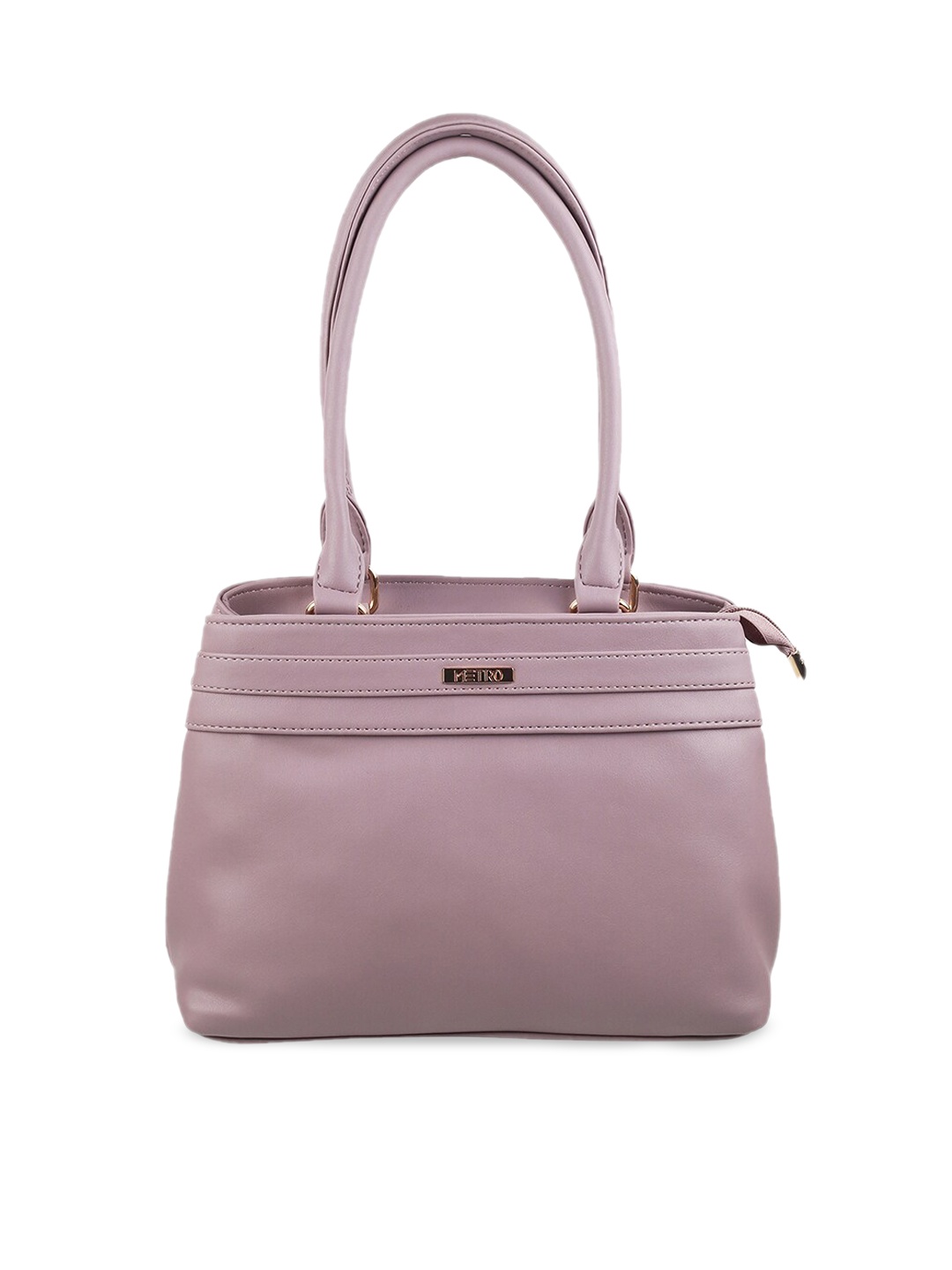 

Metro Structured Shoulder Bag, Purple