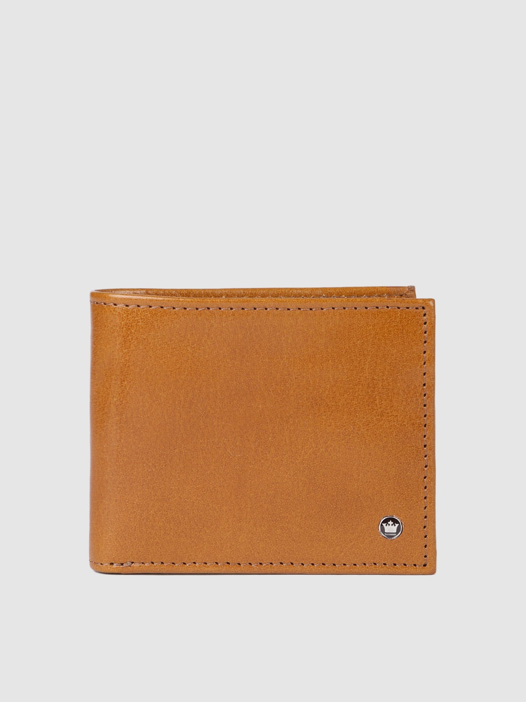 

Louis Philippe Men Leather Two Fold Wallet, Tan