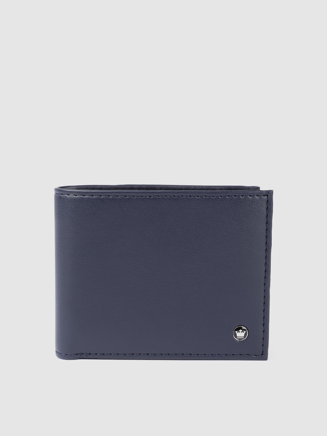 

Louis Philippe Men Two Fold Wallet, Navy blue