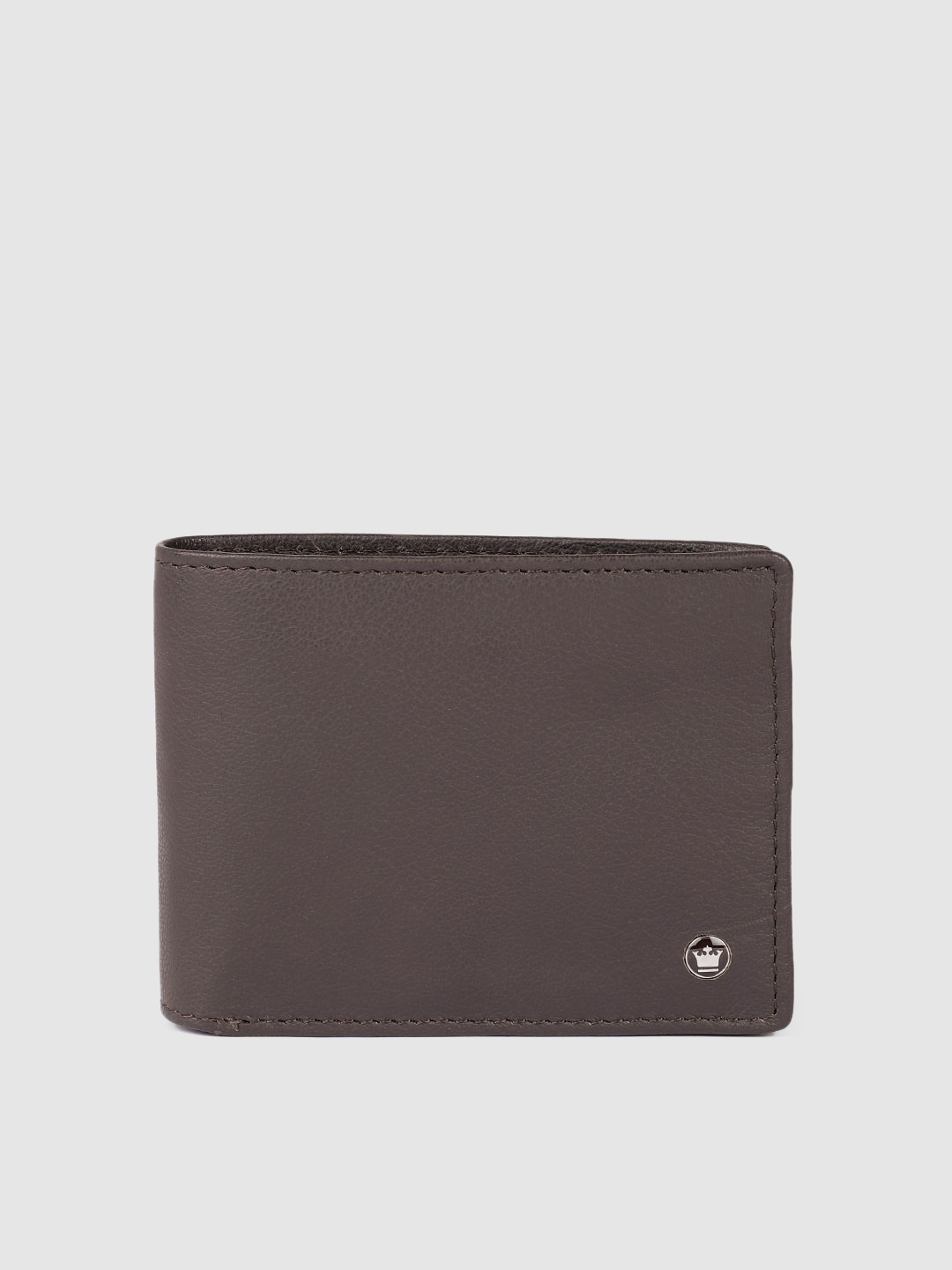 

Louis Philippe Men Leather Two Fold Wallet, Brown