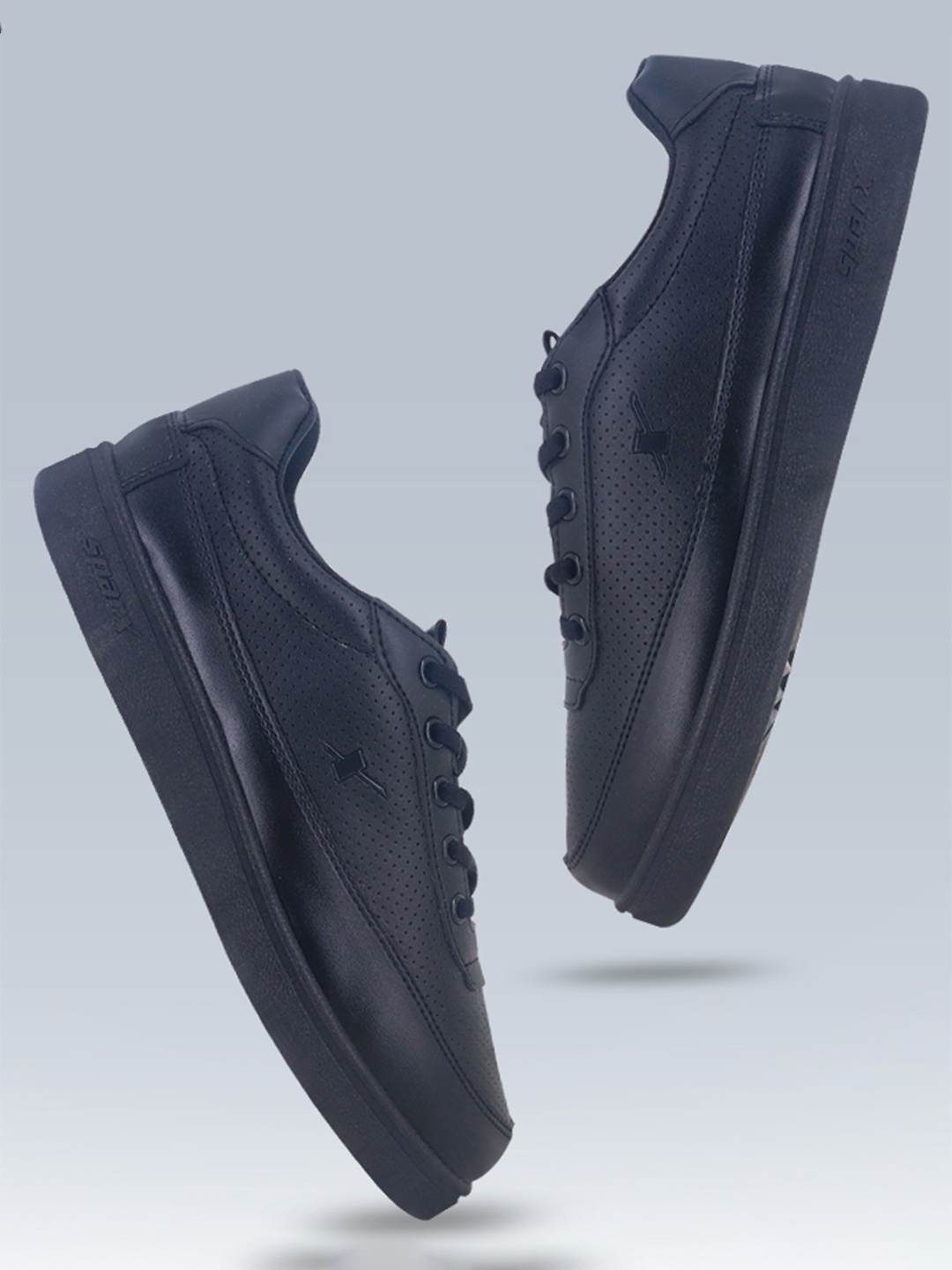 

Sparx Men Perforated Sneakers, Black