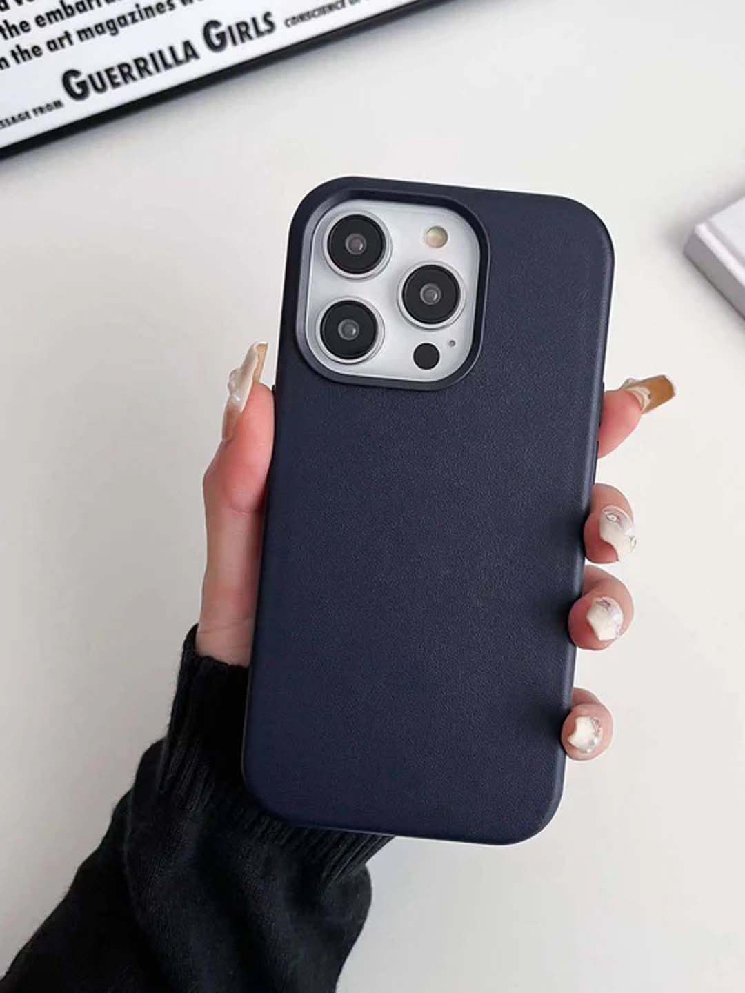 

TREEMODA iphone 14 Pro Mobile Magsafe Back Case, Navy blue