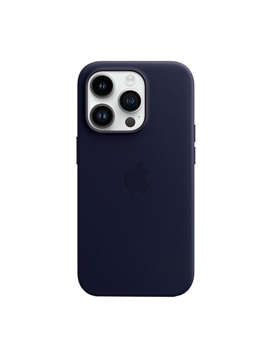 

TREEMODA Textured iPhone 14 Pro Max Leather Magsafe Phone Back Case, Navy blue