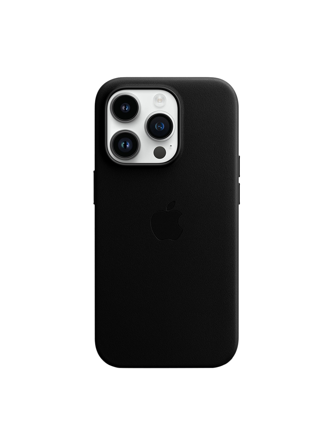 

TREEMODA Textured iPhone 14 Pro Leather Magsafe Phone Back Case, Black