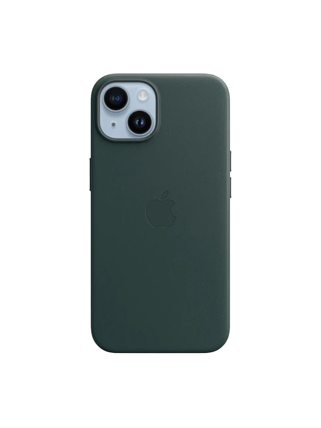 

TREEMODA iphone 13 Textured Leather Phone Back Case, Olive