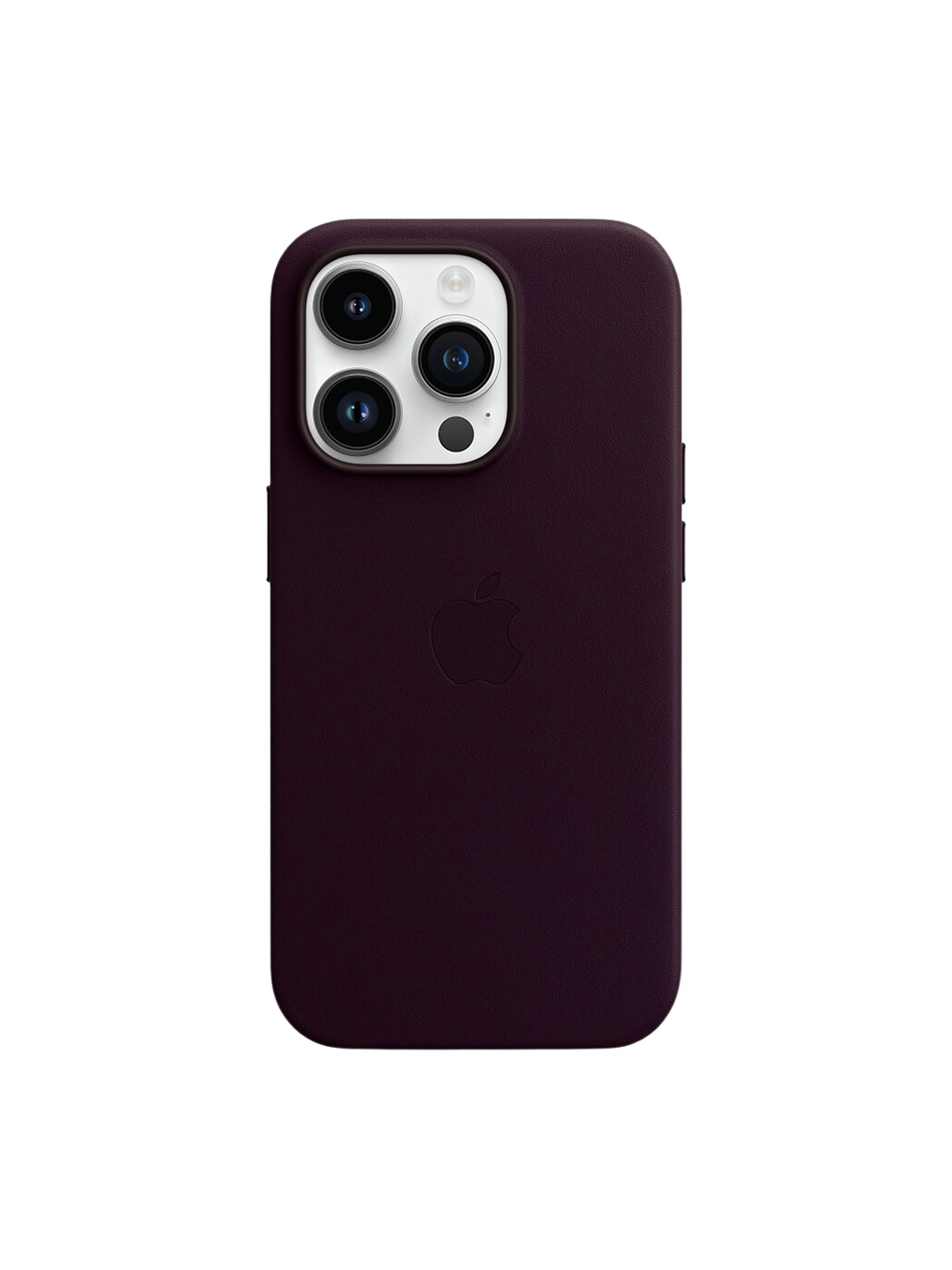 

TREEMODA Texture Magsafe iPhone 14 Pro Max Leather Phone Back Case, Burgundy