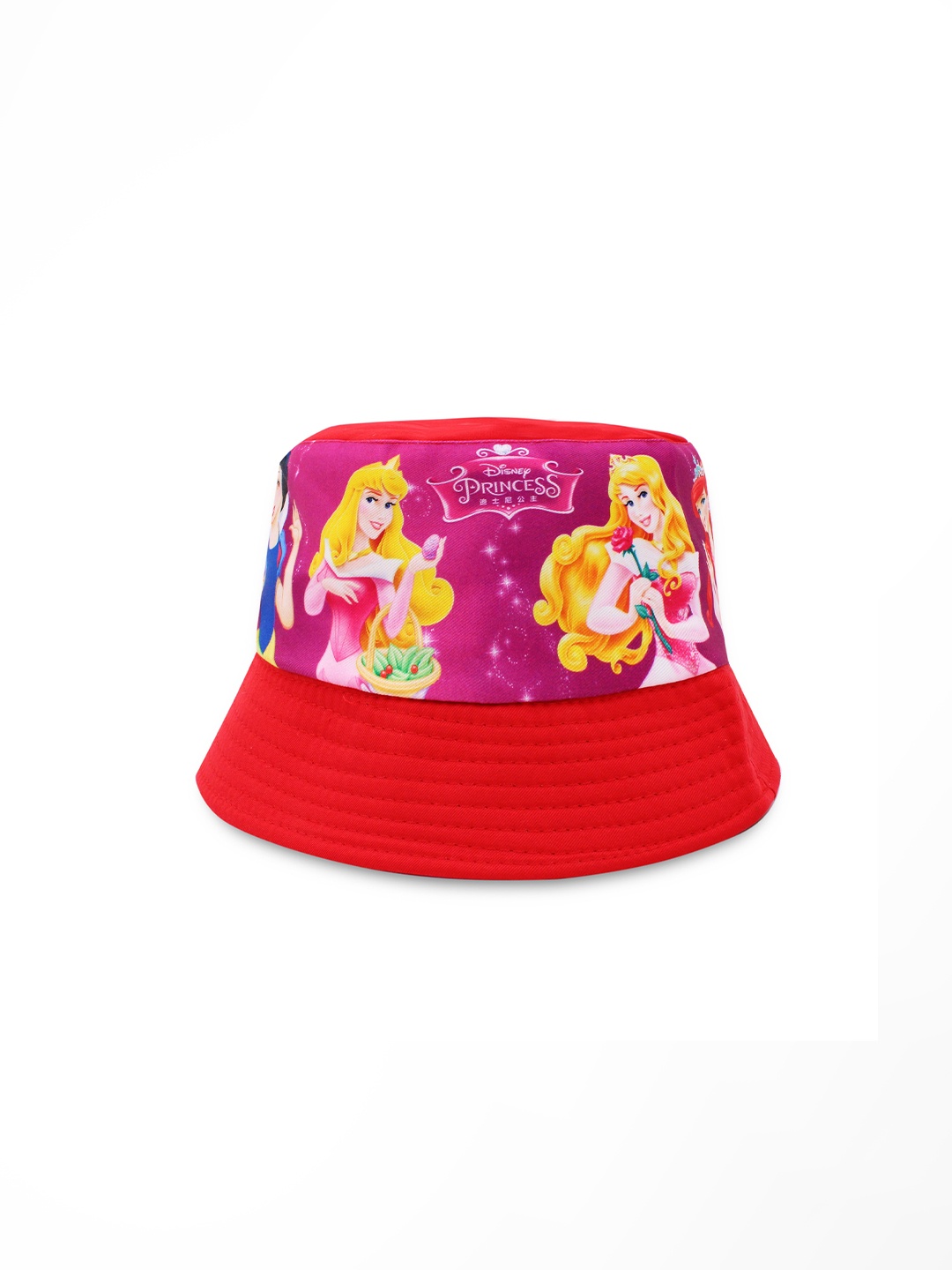

JENNA Kids Disney Princess Printed Bucket Hat, Red