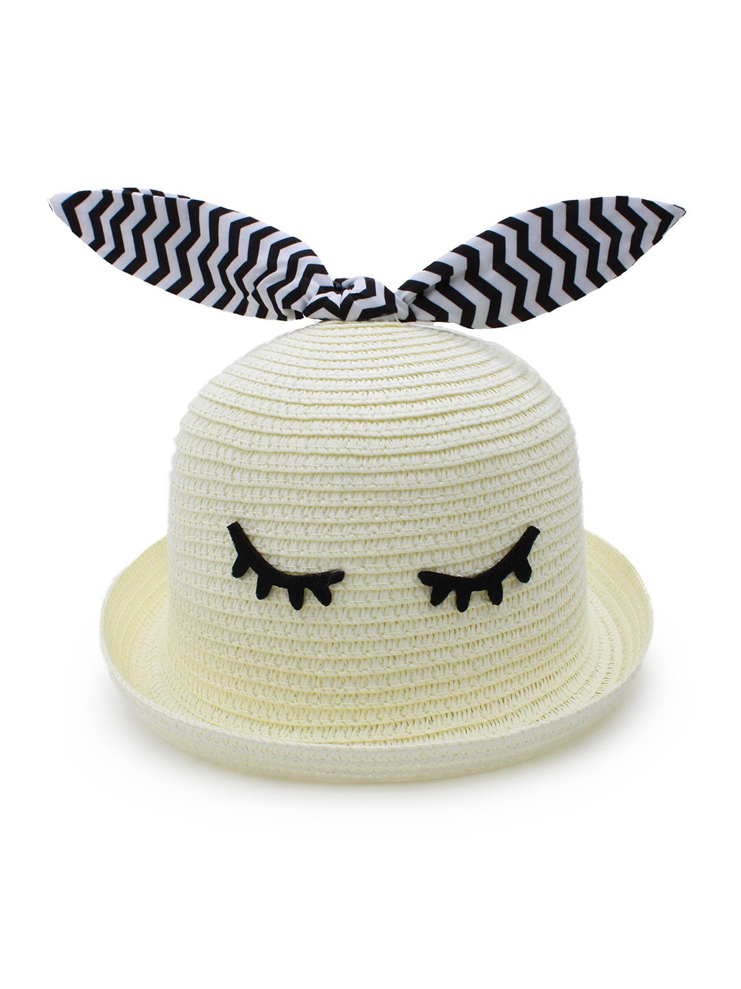 

JENNA Boys Band Design Bucket Hat, Off white