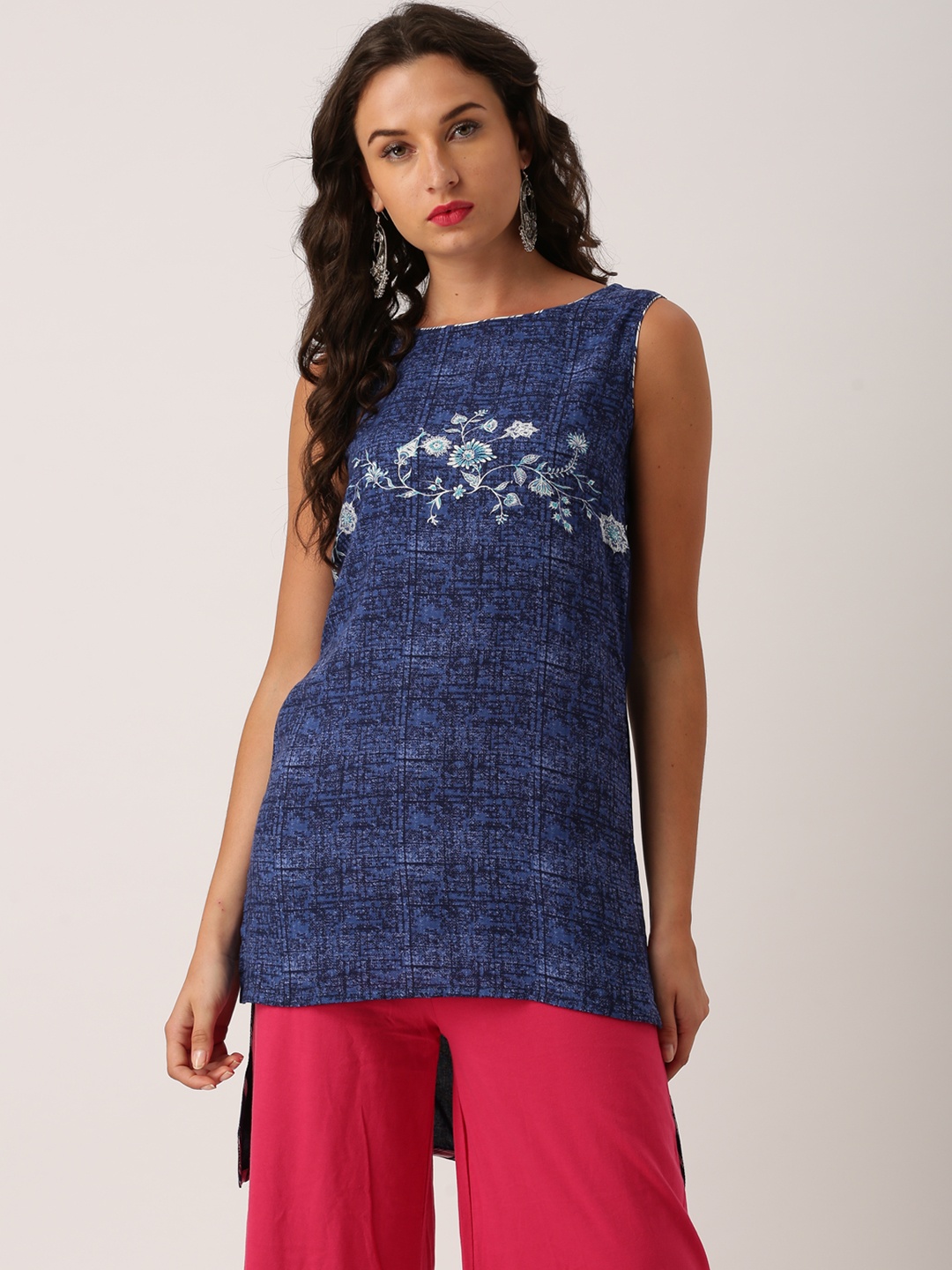 

IMARA Blue Printed Tunic