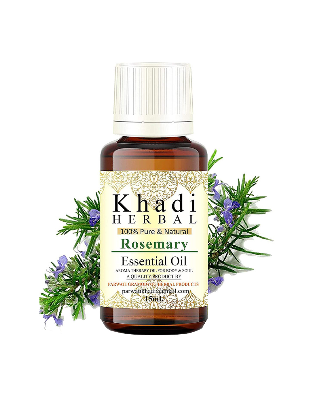 

DRONTIKA 100% Pure & Natural Rosemary Essential Oil - 15 ml, White