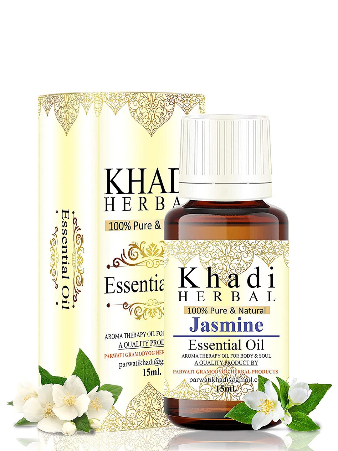 

DRONTIKA 100% Pure & Natural Jasmine Essential Oil - 15ml, White