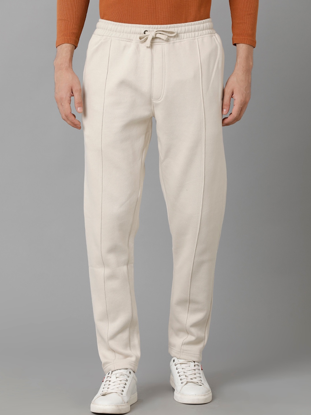 

Voi Jeans Men Mid-Rise Regular Fit Track pant, Beige