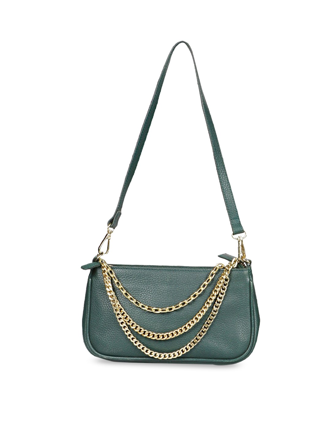 

Favore Leather Swagger Sling Bag, Green