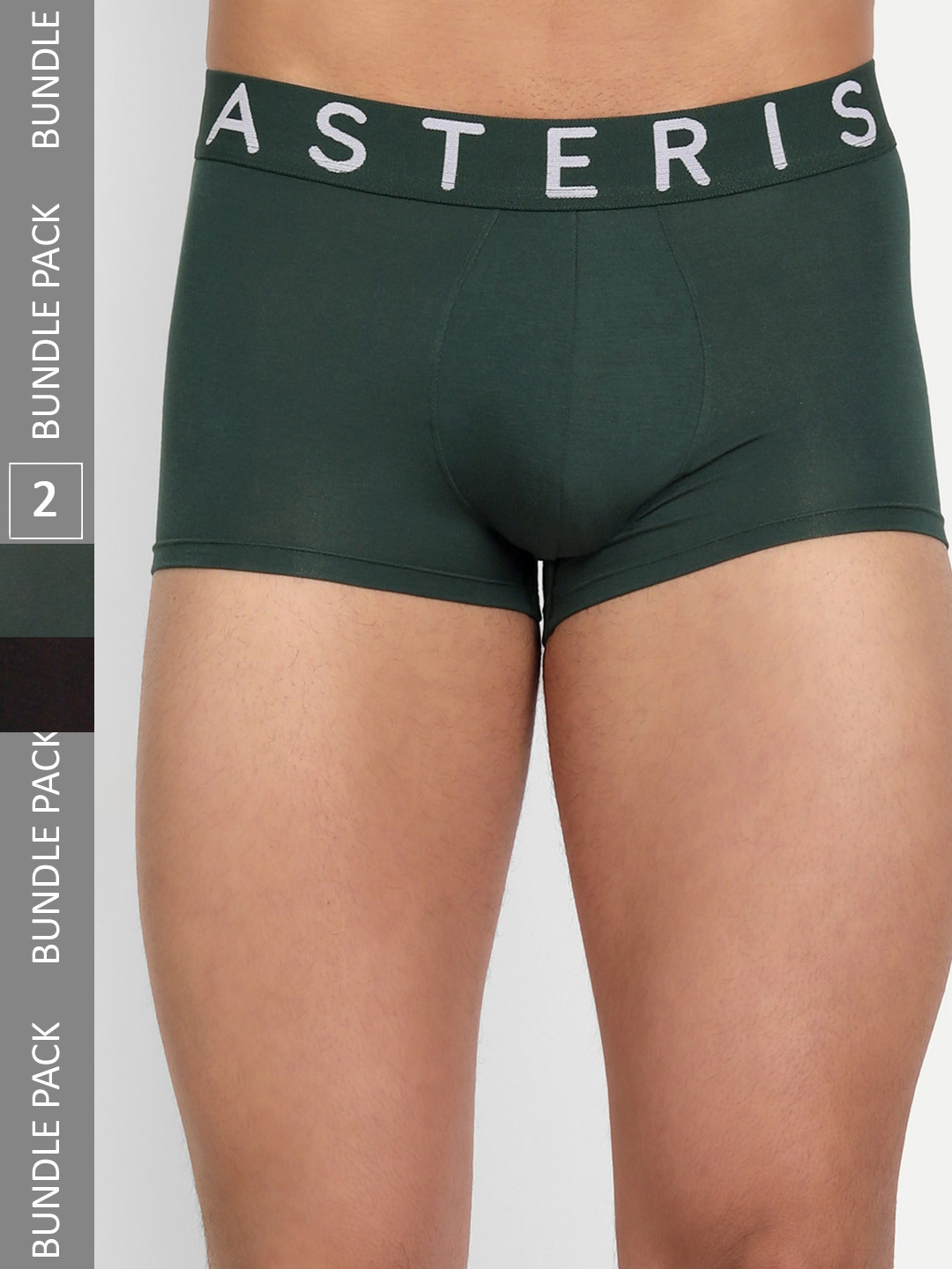 

Asterisk Pack Of 2 Trunks MTR-CBK&FGN-XS-04, Black