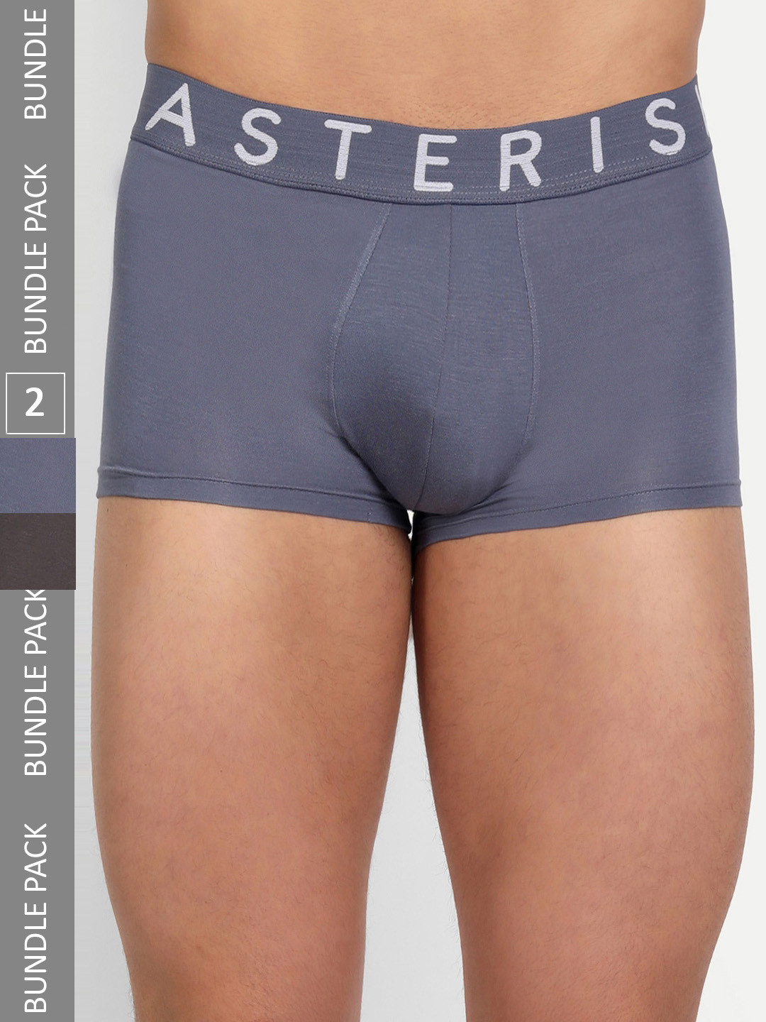 

Asterisk Pack Of 2 Trunks MTR-MGY&SBL-XS-04, Grey