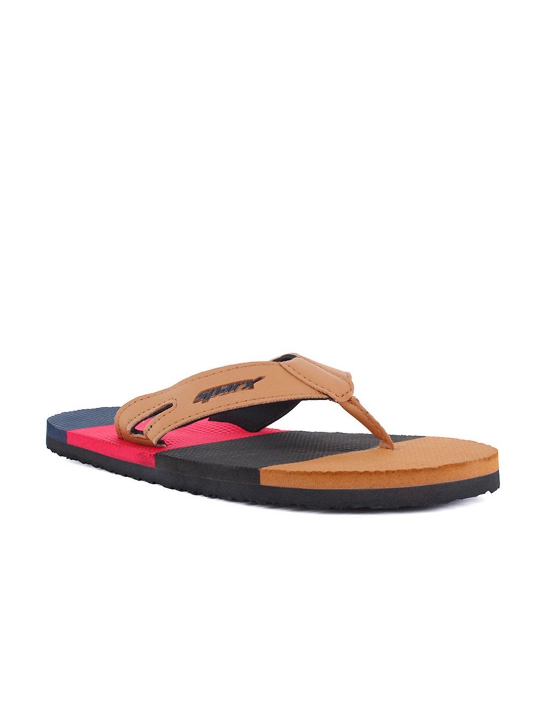 

Sparx Men Colourblocked Thong Flip-Flops, Tan