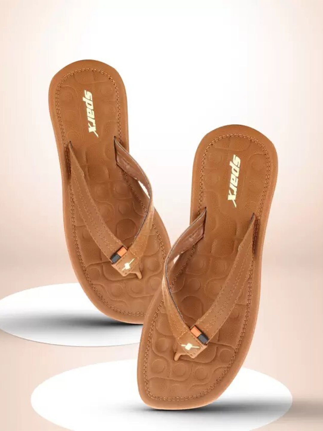 

Sparx Men Self Design Thong Flip-Flops, Tan